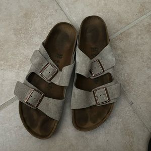 Birkenstock Arizona BS Taupe 42 narrow fit